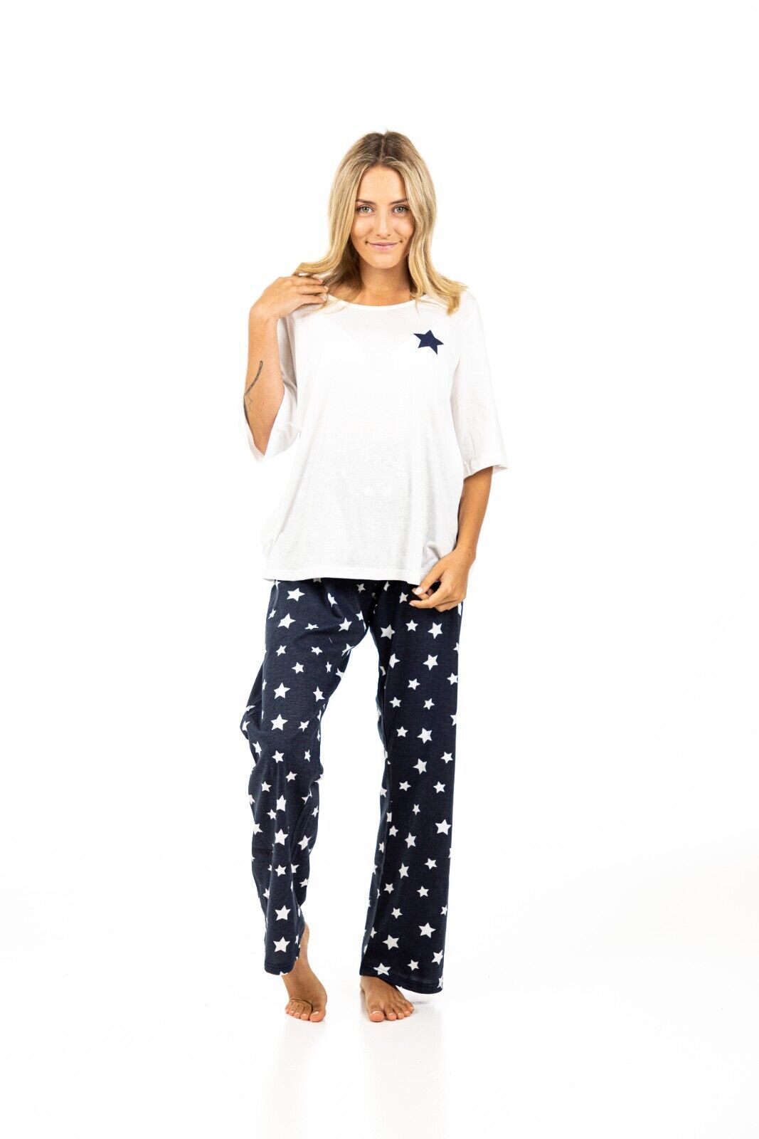 Navy Star Pyjama Set