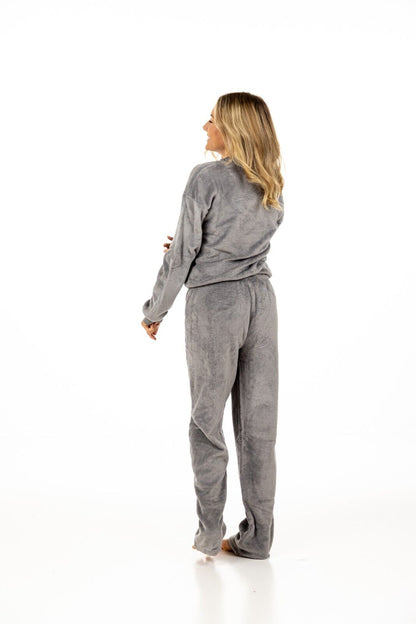 Grey Fleece Pyjama Set