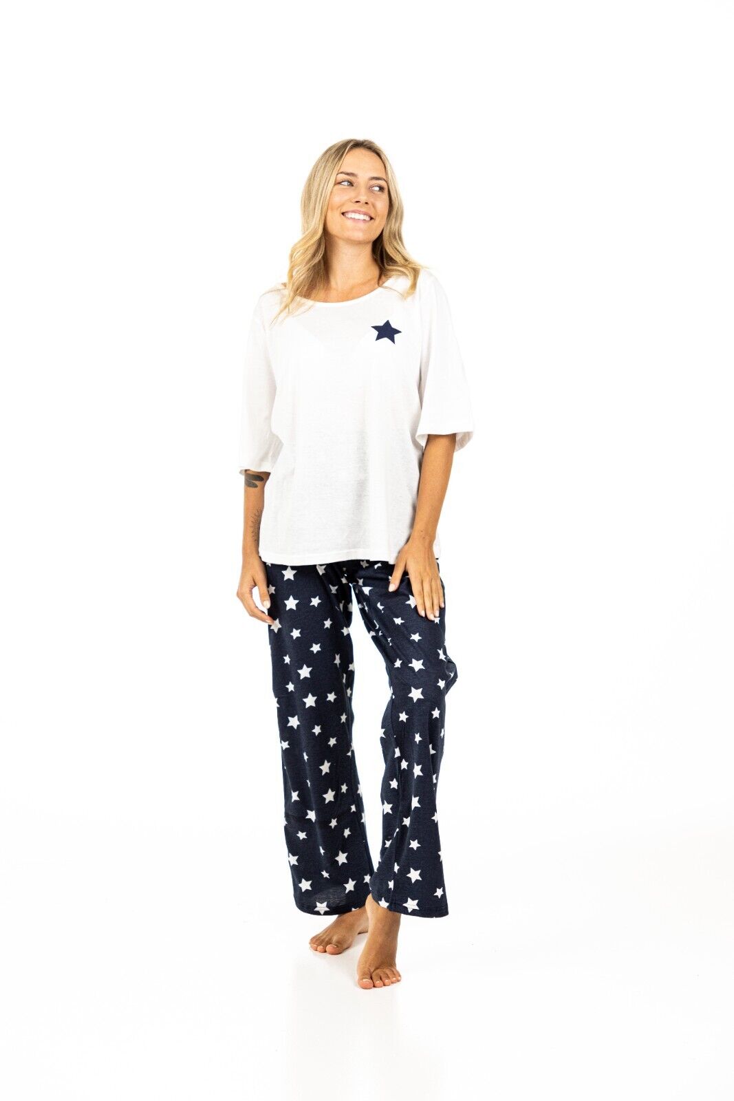 Navy Star Pyjama Set