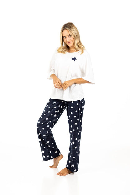 Navy Star Pyjama Set