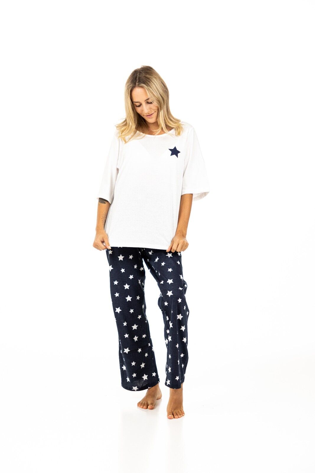 Navy Star Pyjama Set