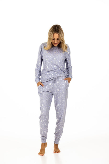 Blue Star Foil Pyjama Set