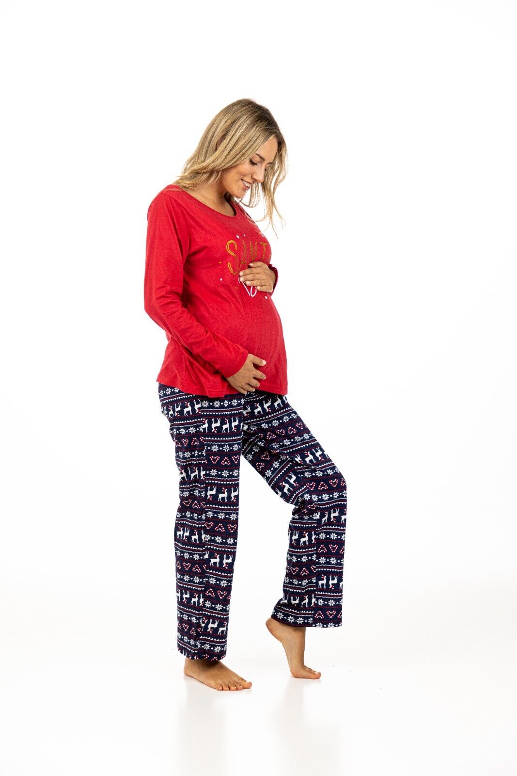 Santa Baby Pyjama Set Maternity Women Nightwear – Turtle Clothing