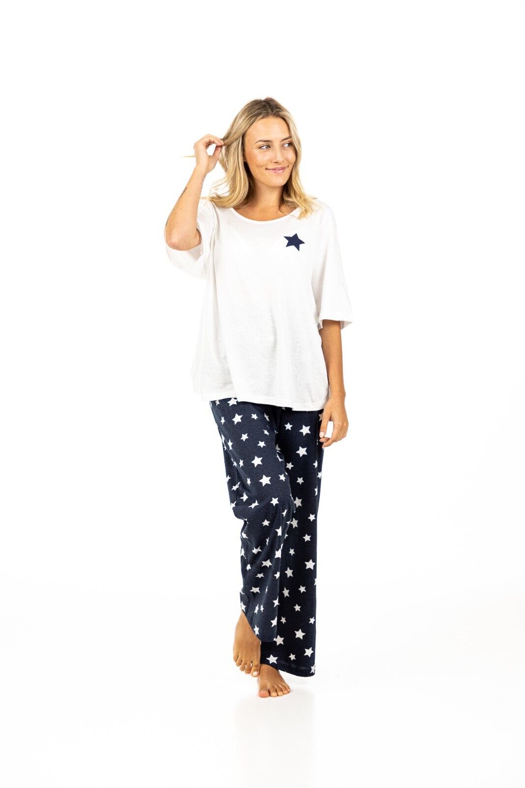 Navy Star Pyjama Set