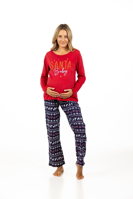 Santa Baby Maternity Pyjama Set